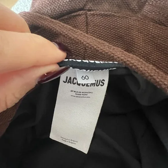 Jacquemus Brown Le Raphia 'Le Bob Artichaut' Beach Hat - Picture 4 of 4